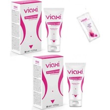 Viaxi Beyazlatıcı Whitenning Hassas Bölgeler Için Beyazlatıcı Krem 50 ml x 2 Ad + Genital Hijyen Mendili