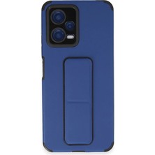 Mey Ithalat®  Xiaomi Poco X5 5g Kılıf Mega Standlı Silikon - Mavi