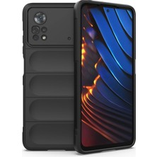 Mey Ithalat®  Xiaomi Poco X4 Pro 5g Kılıf Optimum Silikon - Siyah