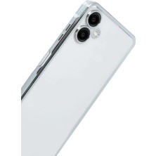 Mey Ithalat®  Samsung Galaxy A07 4g  Lensli Silikon - Gümüş