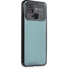 Mey Ithalat®  Xiaomi Redmi 10C Kılıf  Lensli Silikon - Siyah