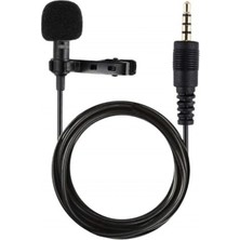 Mey Ithalat®  3.5mm Jak 1.5 Metre Double Mikrofon - Siyah