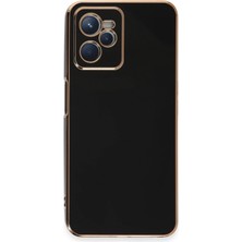 Mey Ithalat®  Realme C35 Kılıf Volet Silikon - Siyah