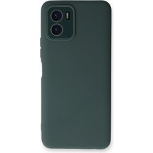 Mey Ithalat®  Vivo Y15S Kılıf Lansman Glass Kapak - Koyu Yeşil