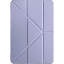 Mey Ithalat®  Xiaomi Pad 7 Pro Kılıf Kalemlikli Mars Tablet Kılıfı - Açık Mor