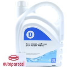 Antifiriz Mavi 3 Litre -37 Derece Delphi Marka