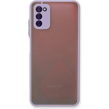 Mey Ithalat®  Samsung Galaxy A03S Kılıf Montreal Silikon Kapak - Mor