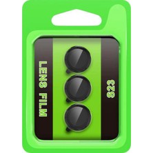 Mey Ithalat®  Samsung Galaxy S23 Raze Metal Kamera Lens - Siyah
