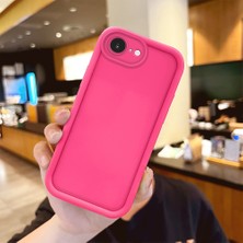 HONTINGA iPhone 16e ile Uyumlu Kılıfı Düşüme önleyici Basitlik Anti Düşme Kamera Korumali şirin Desen Gül Kırmızı Yumuşak Silikon Telefon Kılıfı Kadın ve erkek için uygundur K8-0000