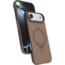 Mey Ithalat®  Apple iPhone 17 Air Regal Magsafe Standlı Kapak - Çöl Titanyum