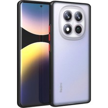 Mey Ithalat®  Xiaomi Redmi Note 14 Pro 5g Kılıf Montreal Silikon Kapak - Siyah