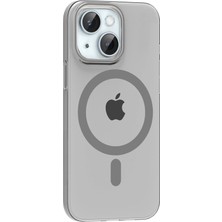 Mey Ithalat®  Apple iPhone 14 Pc Blank Magsafe Kapak - Natural Grey
