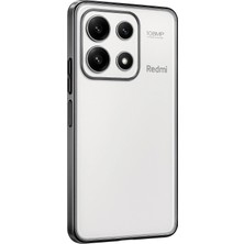 Mey Ithalat®  Xiaomi Poco X6 Pro Kılıf  Lensli Silikon - Gümüş