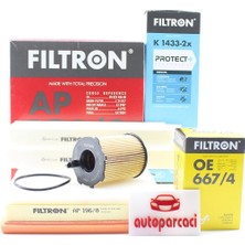 Opel Grandland 1.6 Dizel Periyodik Bakım Seti Filtron Marka