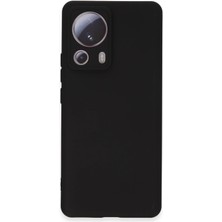 Mey Ithalat®  Xiaomi Mi 13 Lite Kılıf Nano Içi Kadife Silikon - Siyah