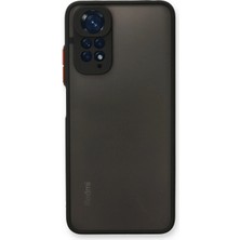 Mey Ithalat®  Xiaomi Redmi Note 11 Kılıf Montreal Silikon Kapak - Siyah
