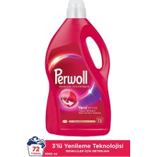 Perwoll Hassas Sıvı Çamaşır Deterjanı Renkliler 3.950 ml  (72 Yıkama)
