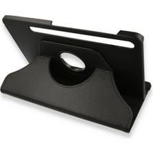 Mey Ithalat®  Samsung Galaxy X800 Tab S8 Plus 12.4 Kılıf 360 Tablet Deri Kılıf - Siyah