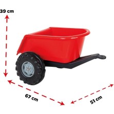 NW NessiWorld 07 295K Büyük Traktör Römork Kırmızı