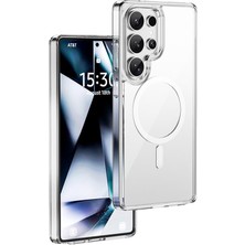 Addison SAM-S26 Ultra Şeffaf Samsung Magsafe Telefon Kılıfı