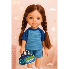 Lelila Küçük Hanım Sporda Oyuncak Et Bebek 32 cm Hediyeli