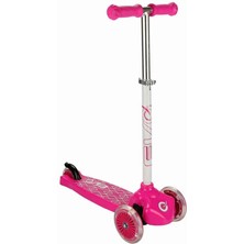 NW NessiWorld Evo Işıklı 3 Tekerlekli Pembe Scooter