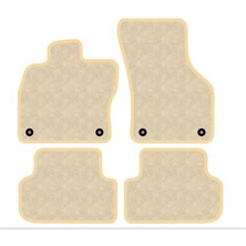 3 Tıkla Ford Ka 1996-2008 Lüks Halı Paspas Seti Bej