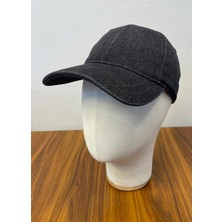 Hamze Denim Jean Kot Kumaş Vintage Model Cap Şapka