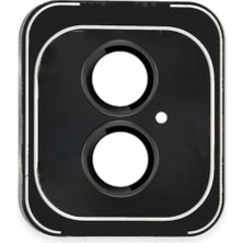 Mey Ithalat®  iPhone 16 Pvd Metal Kamera Lens - Siyah