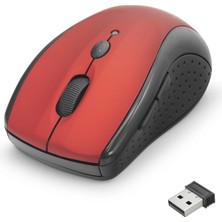 Skygo Kablosuz Mouse 800/1600 Dpi - Kırmızı Siyah HDX3405R