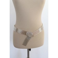 Kaftan Collection Gümüş Metal Kemer