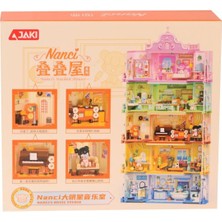 NW NessiWorld HK133 Jaki Büyük Yıldız Müzik Odası 256 Parça Block Oyuncak