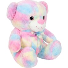 NW NessiWorld Gökkuşağı Renkli Peluş Ayı 45 cm