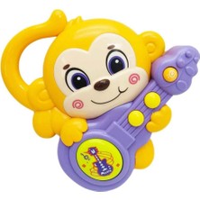 NW NessiWorld Sesli ve Işıklı Gitar Çalan Maymun