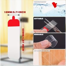 NW NessiWorld 60 Parça Kolay Açılır Güçlü Çift Taraflı Bant 18MM*50MM