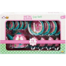 NW NessiWorld 02169 Metal Oyuncak Çay Takımı 15 Parça -