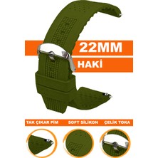  xiaomi mi watch s1-s2 yuvarlak kasa uyumlu 22mm soft silikon saat kordonu kayışı s01a16-dg