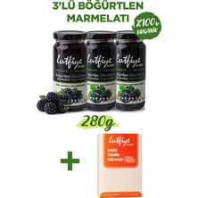 Lutfiye Organik Böğürtlen Marmelatı 3’lü Set – Şekeri Meyveden