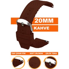  samsung galaxy 4 5 5 pro 6 40mm-42mm-44mm-46mm kasa uyumlu 20mm soft silikon saat kordonu kayışı s01a16-k