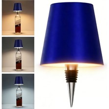 Bak Gel Al Dekoratif LED Şişe Lambası Başlığı Lacivert – Şişeye Takılan Abajur Aparatı Modern Masa Lambası