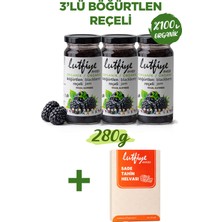 Lutfiye Organik Böğürtlen Reçeli 3’lü Set – Şekeri Meyveden