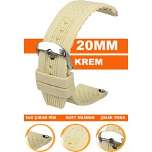  samsung galaxy 4 5 5 pro 6 40mm-42mm-44mm-46mm kasa uyumlu 20mm soft silikon saat kordonu kayışı s01a16-c