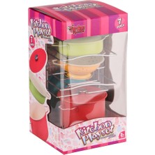 NW NessiWorld ATF-683G-5 Renkli Raflı Tencere Tava  seti 7 Parça -Vardem Oyuncak