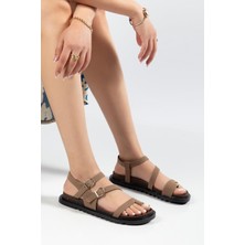 Suins Shoes Suins Thelis Model Çift Ortopedik Taban Parmak Arası Kadın Sandalet