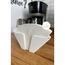 Pratik Filtre Kahve Kağıdı Tutucu, Tezgahüstü Veya Asılabilir Stand Aparatı