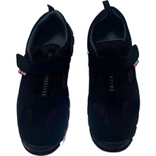 Kaan Magical Story S-1 Ortopedik Su Geçirmez Çelik Burunlu Yandan Cırt Cırtlı  Süet Siyah Iş Ayakkabısı