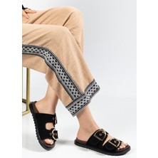 Suins Shoes Suins Barbara Model Çift Tabanlı Ortopedik Kadın Terlik