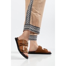 Suins Shoes Suins Barbara Model Çift Tabanlı Ortopedik Kadın Terlik