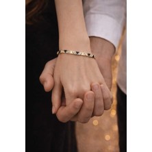 Nati Co Lüks Üç Renkli Örgü Zincir Kadın Kolye