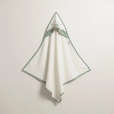 Malkoç Bebek Smıle Nakışlı 0- 12 Ay Havlu Silgi Yeşil